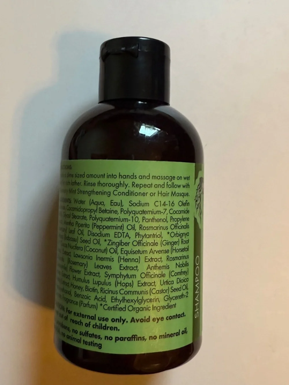 Mielle Rosemary Mint Strengthening Shampoo 3.2oz, Travel Sized, NWT
